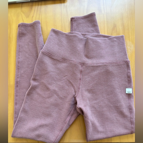 Vuori waffle knit leggings. Size small. Terra Cotta. - Picture 1 of 5